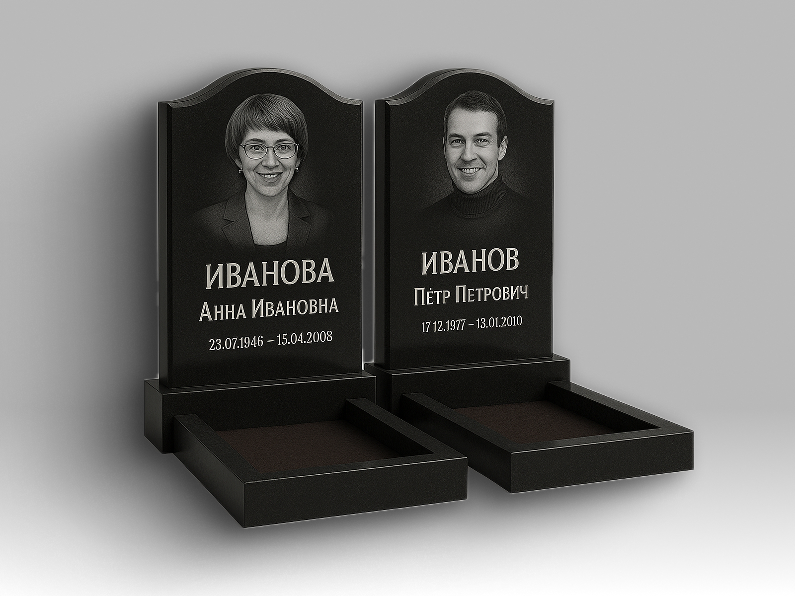 Памятник на двоих комплекс "Плечи"