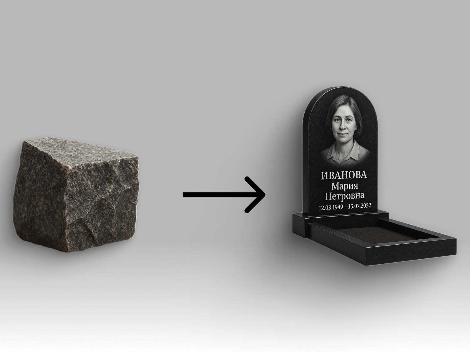 Как проходит изготовление памятника: полный путь от камня до установки