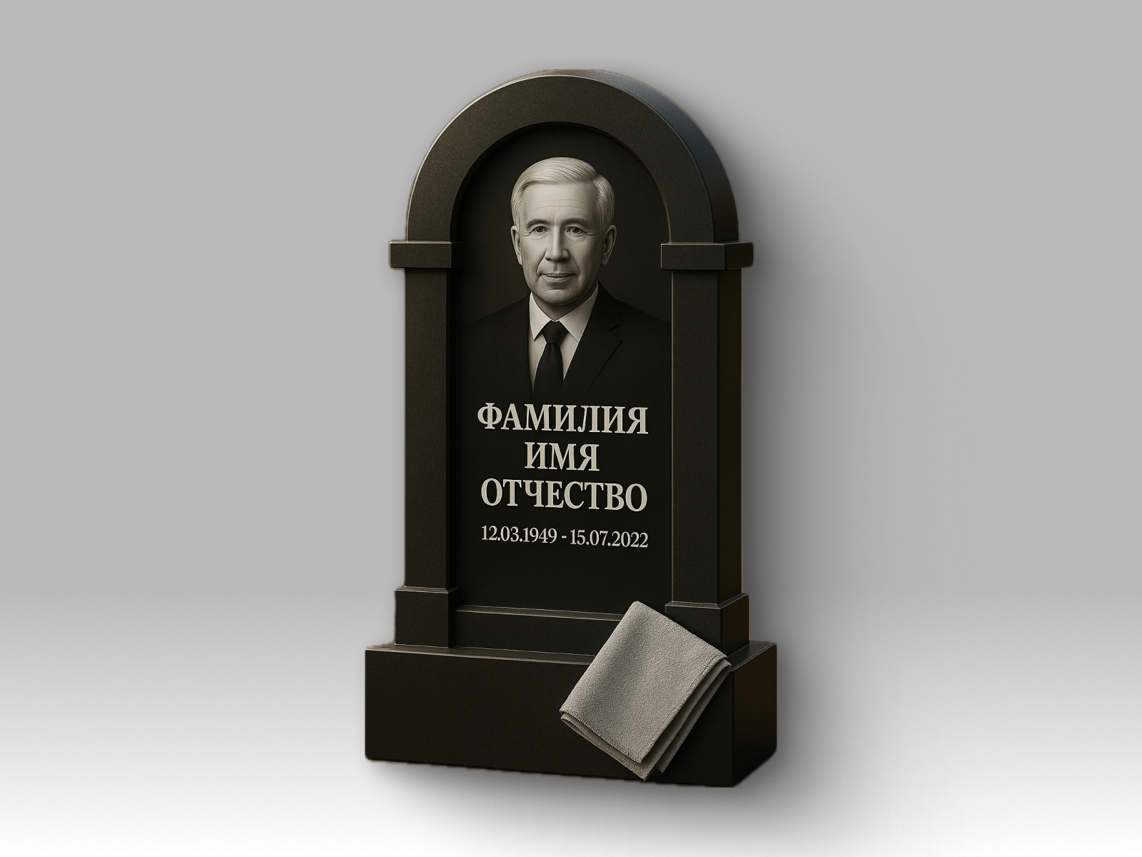 Как ухаживать за памятником и портретом на камне